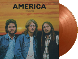 America - 1972 Homecoming - Flaming Gold vinyl LP  - 250 kr.